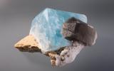 Naturhistorisches Museum Bern, Ausstellung Steine der Erde, blauer Topas